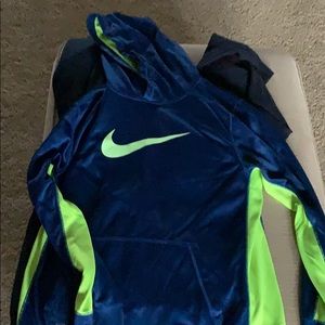 Nike silk sweatshirt